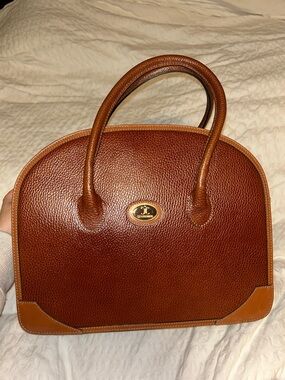 U. Capogrosso Brown Leather Vintage Handbag